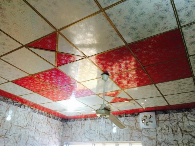 Dekorative verschobene Decken-Fliesen, Innenstärke der