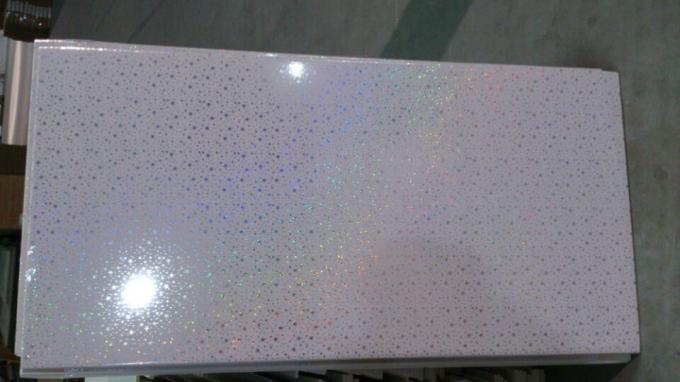 Elfenbein deckt das weiße PVC-Deckenverkleidungs-glatte Öl, das