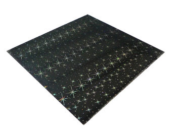 PVC-Deckenverkleidungen Rechteck ISO schwarze glänzende für Badezimmer 2.2Kg - 2.8Kg pro Sqm