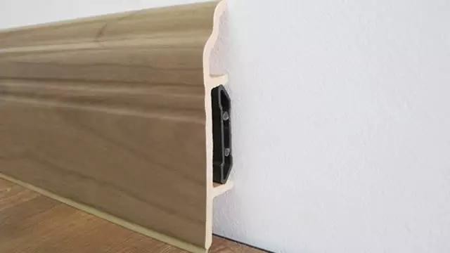 Interior Waterproof Skirting Board PVC ,  Laminate Floor Skirting Trim