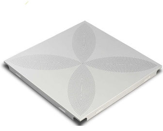 Schalldämpfende Aluminiumdeckenverkleidung, quadratischer Rand gelegt in Deckenverkleidungen